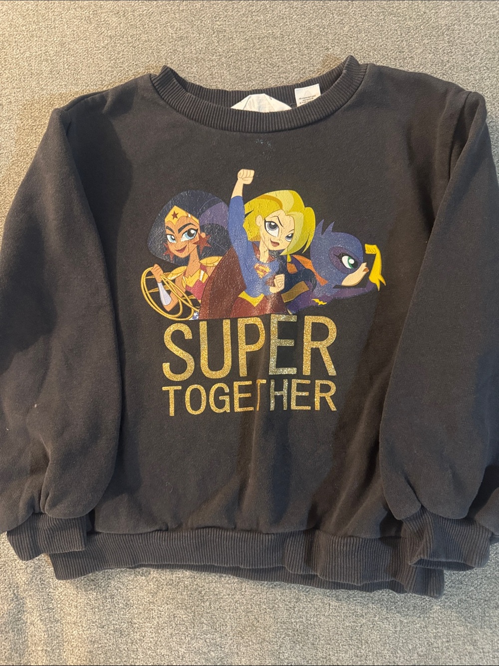 5/$15- Kids Super Together Graphic Sweatshirt size 5-6